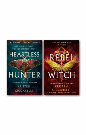 The Crimson Moth Duology by Kristen Cicarelli: Heartless Hunter + The Rebel Witch