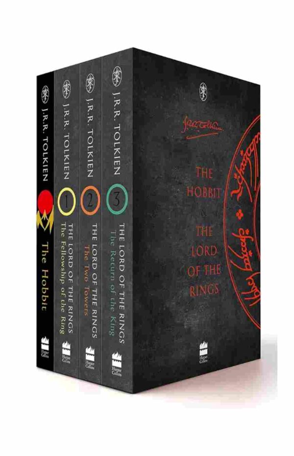 Hobbit & The Lords of The Rings Set of 4 Books