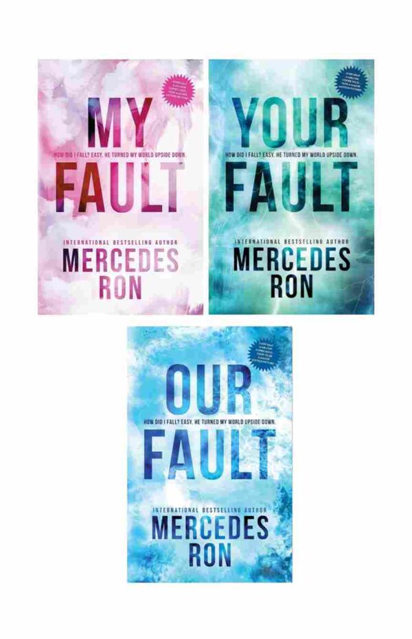 Your Fault + My Fault + Our Fault  by Mercedes Ron : Culpa Mia Series (3 Books Combo)