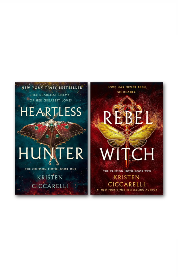 The Crimson Moth Duology by Kristen Cicarelli: Heartless Hunter + The Rebel Witch